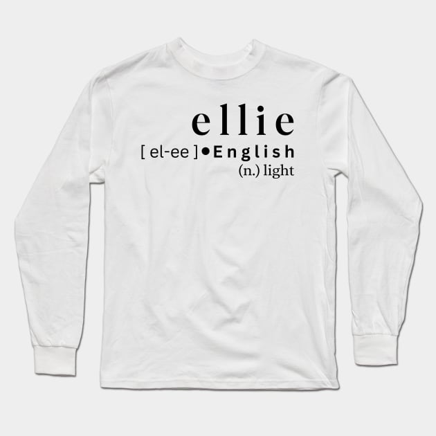 Ellie Long Sleeve T-Shirt by MajesticWords